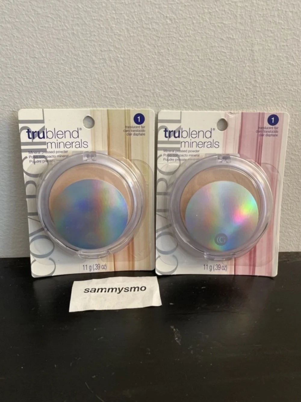 COVERGIRL Trublend Minerals Pressed Powder # 1 TRANSLUCENT FAIR, x2 Discont READ